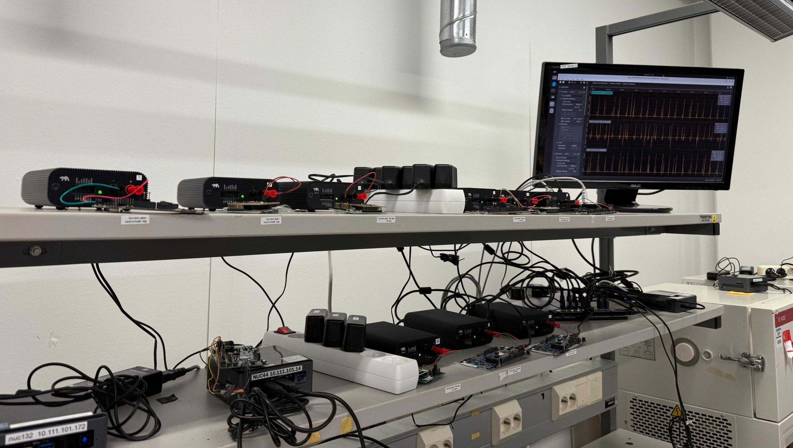 Scalable setup for automated power measurements with Otii at Wirepas