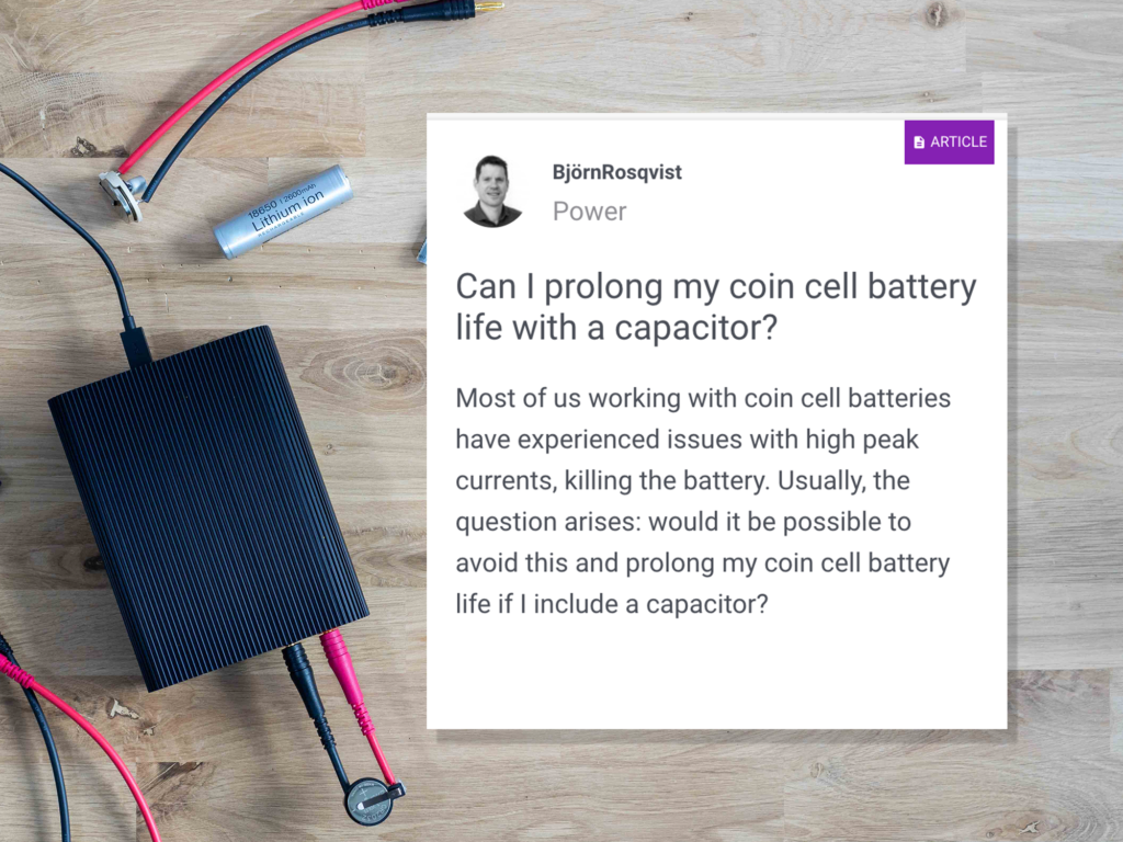 How to avoid high current peak draining the coin cell battery life?