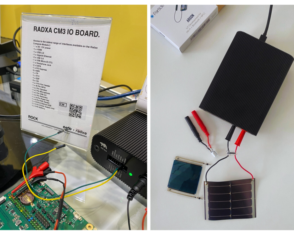 Power measurements by Otii Ace Pro of Arduino and Particle modules. Profiling and simulation of batteries and solar IoT panels.
