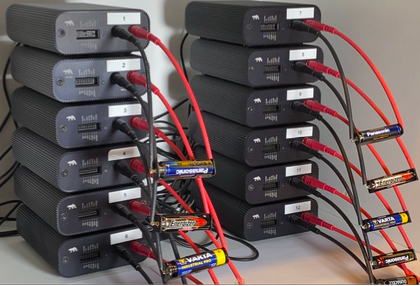 Battery profiling set-up with Otii Arc Pro.