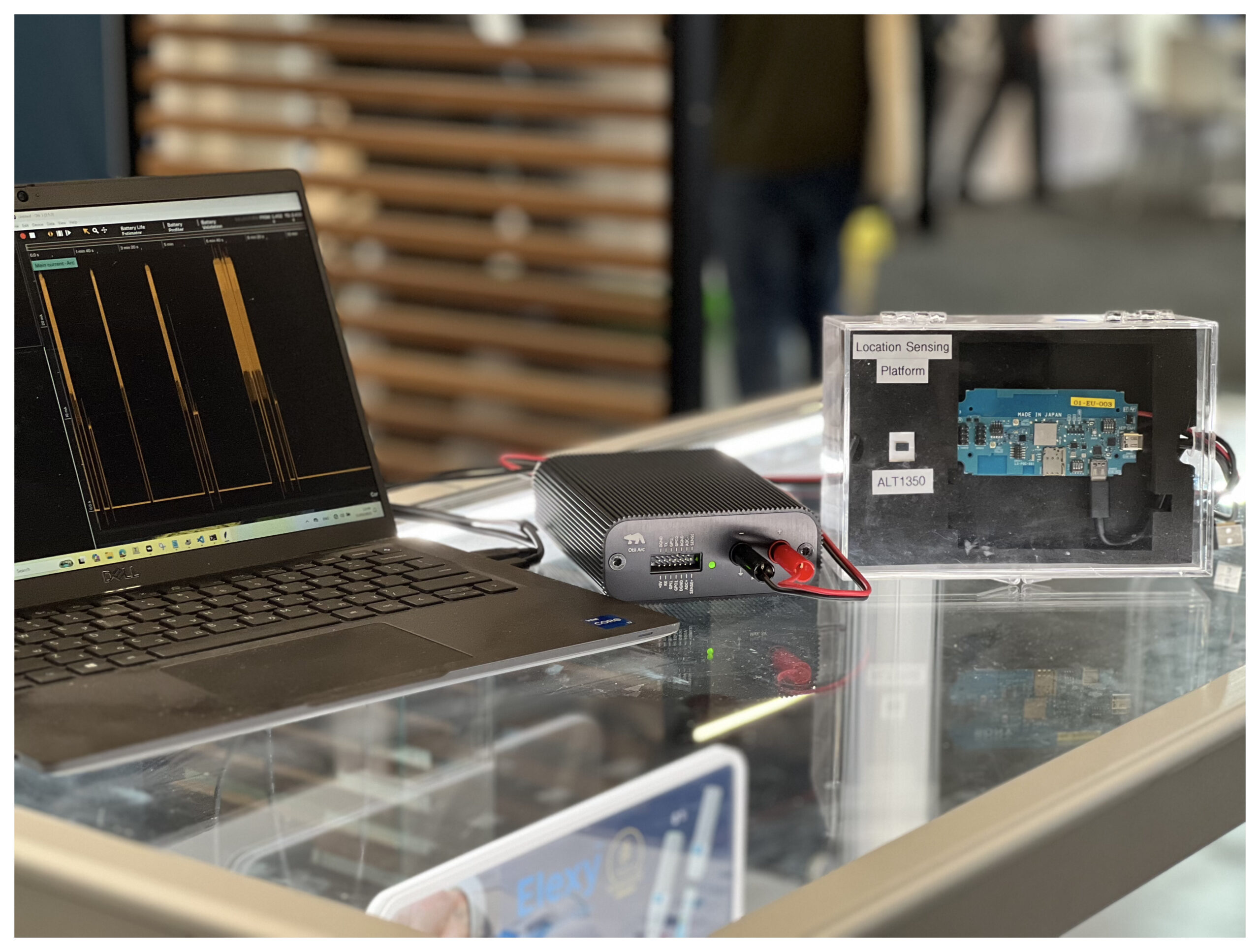 Otii power measurements of Sony Altair ALT1350 chipset